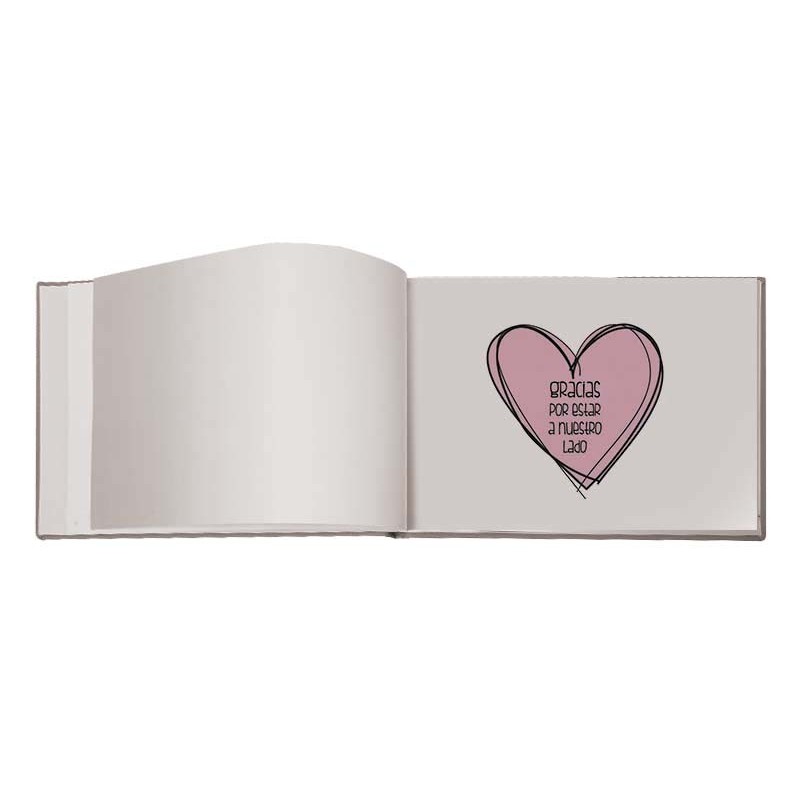 Libro de firmas Love Rosegold - Detalles para tu boda - Atipik Fabrik